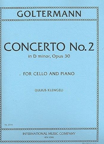 Concerto d minor no.2 op.30 for cello and piano Concerto d minor no.2 op.30 for cello and piano