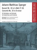 Konzert h-Moll Nr.18 T18 für Kontrabass und Orchester Stimmensatz (Streicher 4-3-2-2-1)