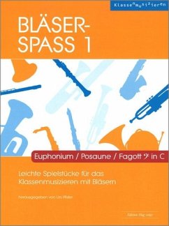 Cover Bläser-Spaß Band 1 für Blasorchester Euphonium/Posaune/Fagott im Bassschlüssel