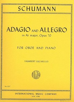 Adagio and Allegro a flat major op.70 for oboe and piano Adagio and Allegro a flat major op.70 for oboe and piano