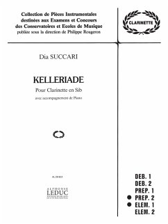 Cover SUCCARI KELLERIADE CLARINETTE SIB ET PIANO (COLLECTION ROUGERON)