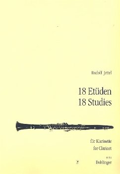 Cover 18 Etüden für Klarinette