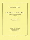 Andante cantabile de la symphonie no.4 pour flűte et orgue