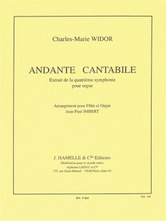 Andante cantabile de la symphonie no.4 pour flűte et orgue