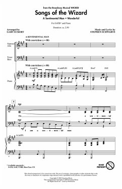 Cover Stephen Schwartz, Songs of the Wizard (from Wicked) Chor CD