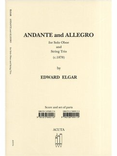 Andante und Allegro für Oboe, Violine, Viola und Violoncello Partitur und Stimmen