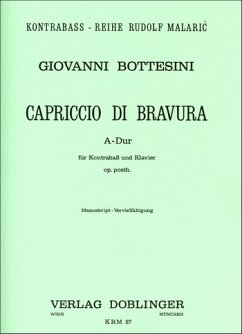 Cover Capriccio di bravura A-Dur op.post für Kontrabaß und Klavier