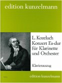 Konzert Es-Dur für Klarinette und Orchester für Klarinette und Klavier