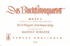 Das Blockflötenquartett Band 5 8 kleine Stücke (SATB)