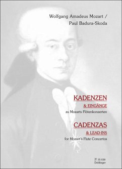 Cover Kadenzen und Eingänge zu Mozarts Flötenkonzerten KV313, KV314 und KV315 für Flöte