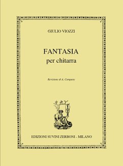 Cover Giulio Viozzi, Fantasia (1949) Per Chitarra (5-15) Gitarre Partitur