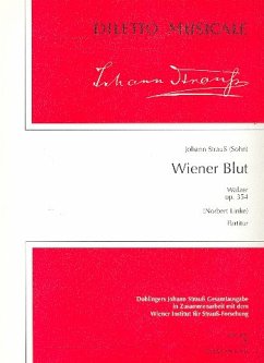 Wiener Blut op.354 für Orchester Partitur