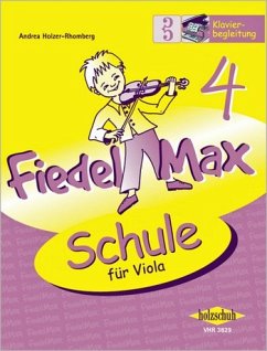 Cover Fiedel-Max Viola Schule Band 4 Klavierbegleitung