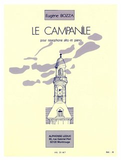 Le campanile pour saxophone alto et piano