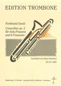 Cover Concertino op.4 für Soloposaune und 8 Posaunen