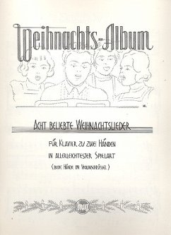 Cover Weihnachtsalbum 8 beliebte Weihnachtslieder für Klavier