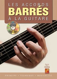 Cover Daniel Pochon,Les accords barrés ŕ la guitare (+DVD) Gitarre