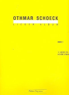 Cover Liederalbum Band 1 11 Lieder für höhere Stimme und Klavier