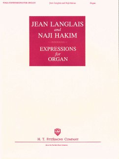 Jean Langlais_Naji Hakim, Expressions For Organ Orgel Buch