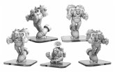 Ape Bombers & Command Ape  Monsterpocalypse Empire of the Apes Units (metal) Blister