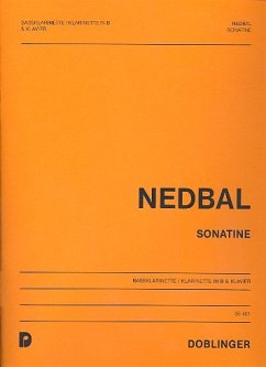 Cover Sonatine für Baßklarinette und Klavier