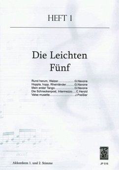 Cover Die leichten fünf Band 1 für Akkordeon
