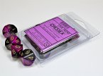 GeminiŽ Black-Purple/gold Set of Ten d10s