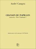 Campra Chanson-Papillons Soprano-Piano (Fetes Vocal and Piano