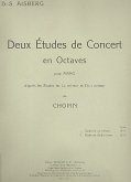 Étude de concert en octaves en la mineur no.1 pour piano