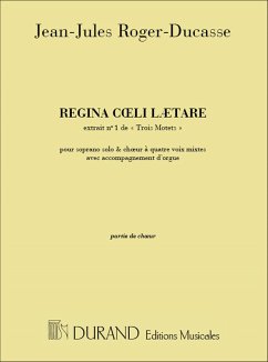 Cover Regina coeli laetare pour choeur mixte partition