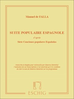 Cover Suite populaire espagnole pour violoncelle et piano