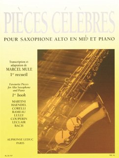 Cover Pičces célčbres vol.1 pour saxophone alto et piano