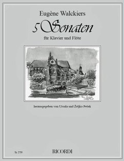 Cover Sonaten Nr.1-5 für Flöte und Klavier Set