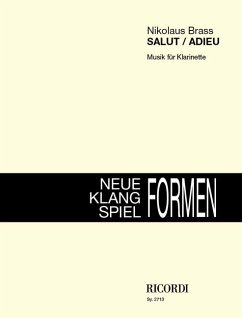 Cover Adieu - Salut für Klarinette