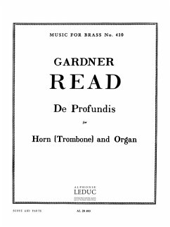 DE PROFUNDIS OP.71 FOR HORN (TROMBONE) AND ORGAN MUSIC FOR BRASS VOL.410