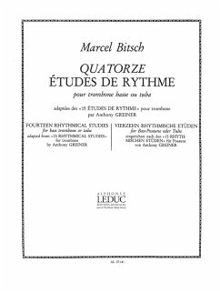 Cover GREINER/BITSCH 14 ETUDES DE RYTHME TROMBONE OU TUBA