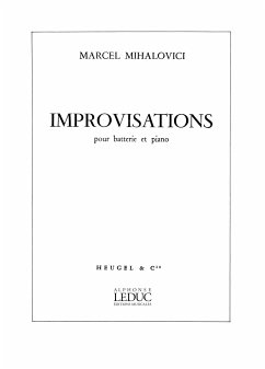 Improvisation pour batterie et piano partition et part