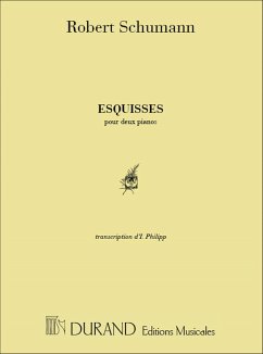 Cover Schumann Esquisses 2 Pianos 2 Pianos