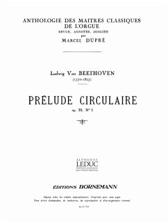 Cover Prélude circulaire op.39,1 pour orgue