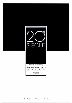 Cover Nikolai Miaskovsky, Excentricites Op. 25 Klavier Buch