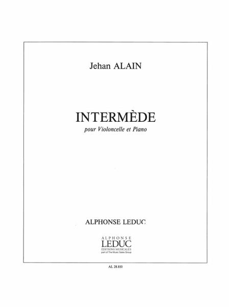Intermčde pour violoncelle et piano