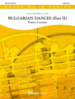 Cover Franco Cesarini, Bulgarian Dances (Part II) Brass Band Partitur