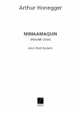 Mimaamaquim pour chant et piano Mimaamaquim pour chant et piano
