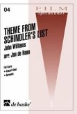 John Williams Theme from Schindler's List Fanfare Partitur + Stimmen