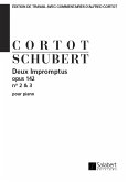 F. Schubert 2 Impromptus Op.142 N 2 Et 3 (Cortot) Piano Piano