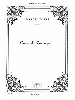 Cover Cours de contrepoint