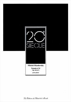 Cover Nikolai Miaskovsky, Sonate No. 6 Op. 64 No. 1 Klavier Buch