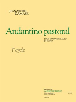 Cover Andantino pastoral 1er cycle pour saxophone alto et piano