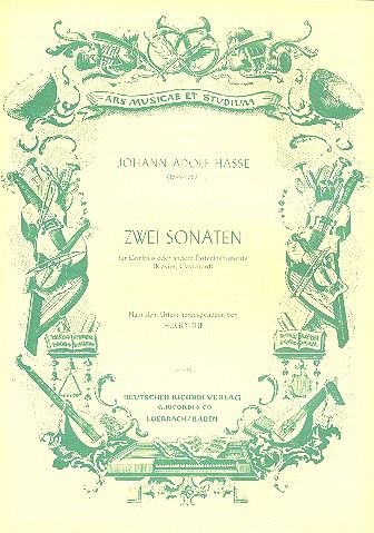 2 Sonaten für Cembalo