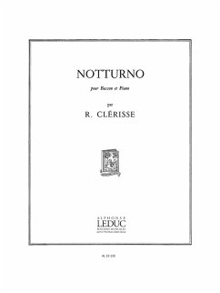 Cover CLERISSE NOTTURNO BASSON ET PIANO